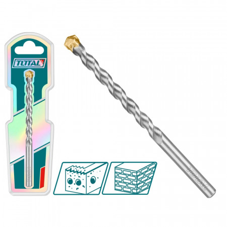 Свредло за бетон с цилиндрична опашка TOTAL INDUSTRIAL