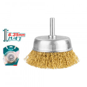 Чашковидна телена четка с опашка TOTAL