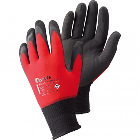 Ръкавици FORTIS FITTER PREMIUM, червено - черен