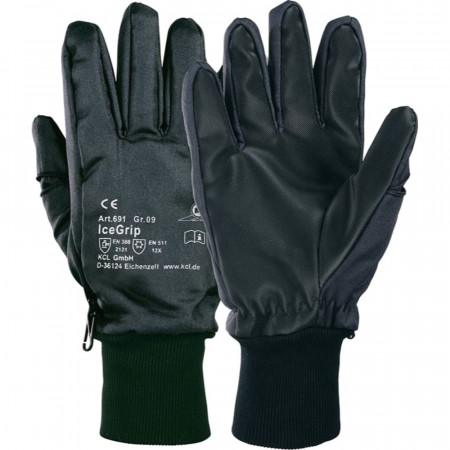 Ръкавици HONEYWELL, Icegrip, -50C, PVC, Thinsulate, черни