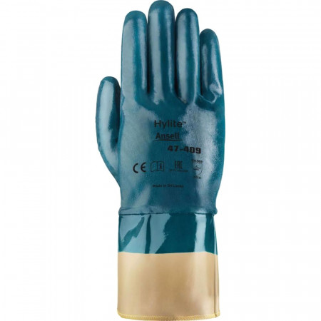 Ръкавици маслоотблъскващи ANSELL, Hylite 47 - 409, сини