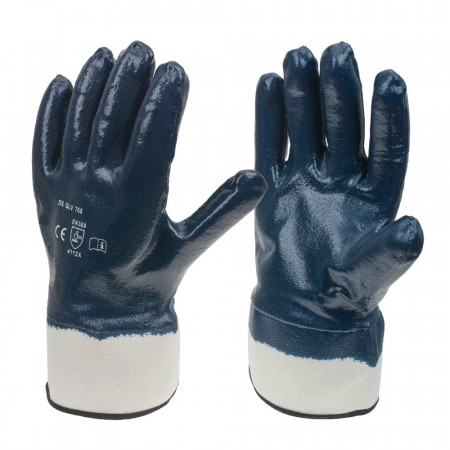Работни ръкавици, нитрил, сини