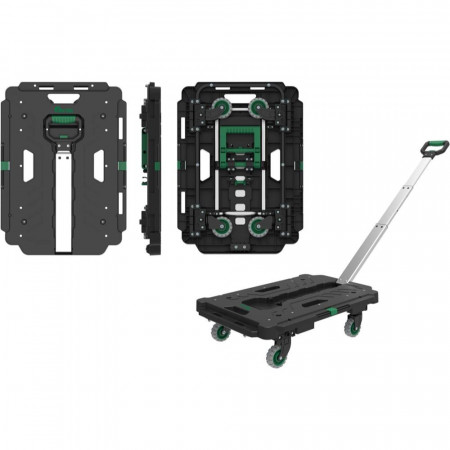 Транспортна количка FORTIS, 600 x 450 мм, 136 кг