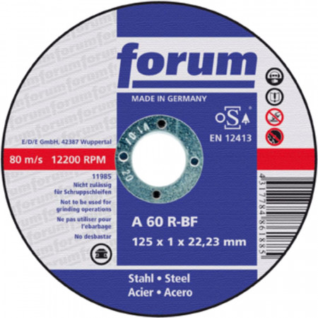 Диск за рязане на метал, FORUM A60R