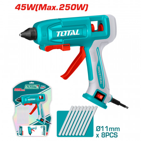 Пистолет за топло лепене TOTAL Industrial, 45 W