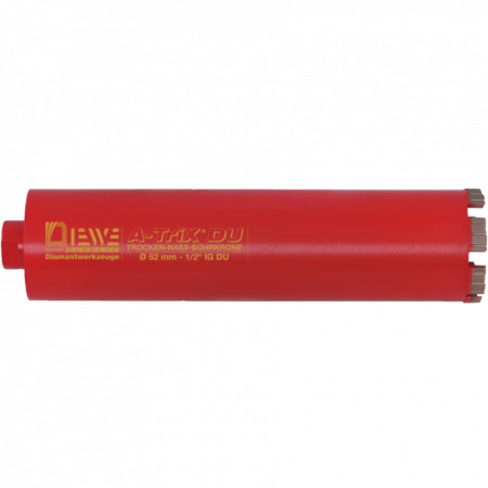 Диамантена боркорона за бетон DIEWE, 1/2", Ф 202 x 300 мм