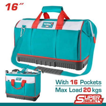 Чанта за инструменти TOTAL INDUSTRIAL, 20 кг, 40 см