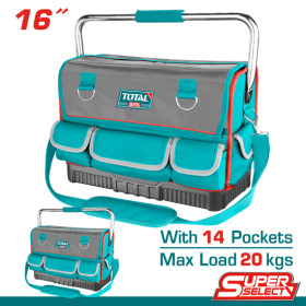 Чанта за инструменти TOTAL INDUSTRIAL, 20 кг, 42 см