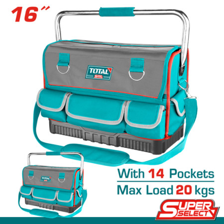 Чанта за инструменти TOTAL INDUSTRIAL, 20 кг, 42 см