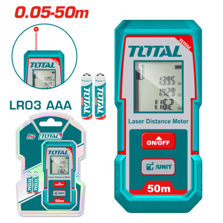 Ролетка лазерна TOTAL INDUSTRIAL, 50 м