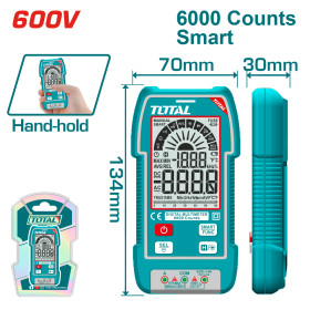 Мултицет дигитален TOTAL TMT516004, 600 V