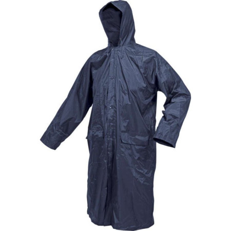 Дъждобран VOREL, син, цип, закопчалки, два джоба