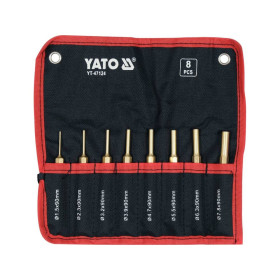 Комплект месингови избивачи YATO, 8 части