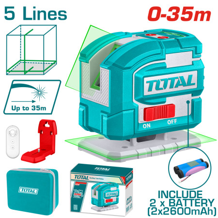 Нивелир лазарен TOTAL INDUSTRIAL, 0 - 35 м